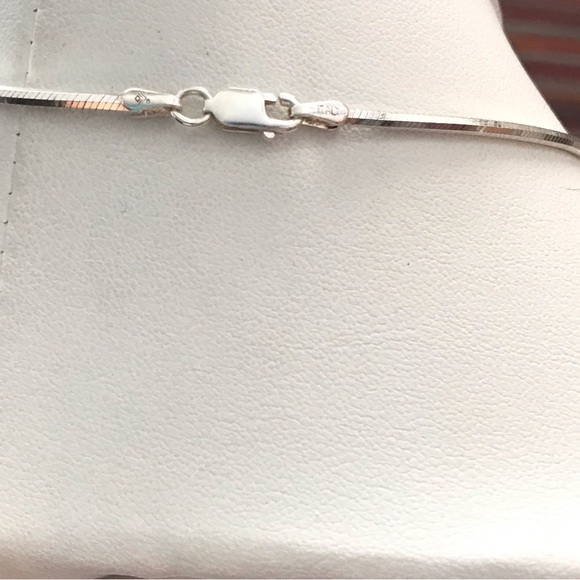 Silpada Sterling Silver Inlaid Pendant Necklace on Sterling Chain - Picture 5 of 6